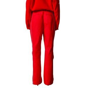 WHEN SMOKE CLEARS Red Embroidered Joggers Size Small